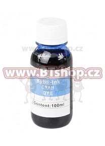 Samostatný inkoust pro cartridge CANON CLI-521 Cyan (100ml)