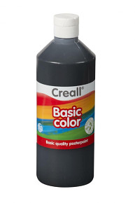 Temperová barva černá 500ml