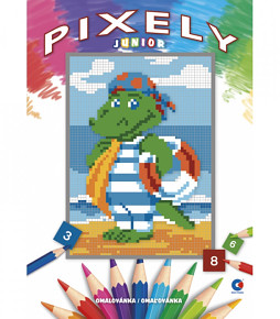 Omalovánky pixelové Junior A4